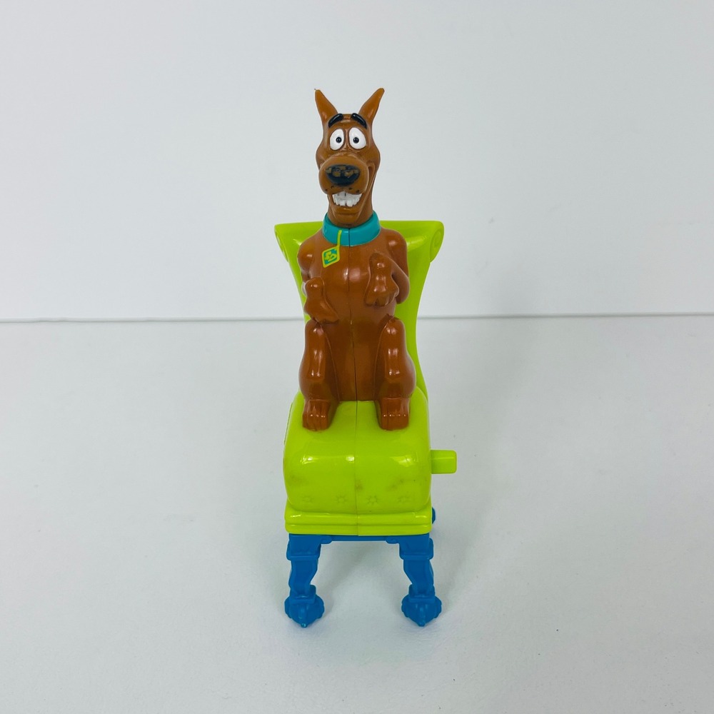 Scooby-Doo Action Figure Toy Brown Green Chair Battery Operated Good
